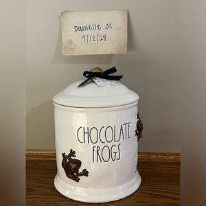 Harry Potter - Rae Dunn Chocolate Frogs Cookie Jar